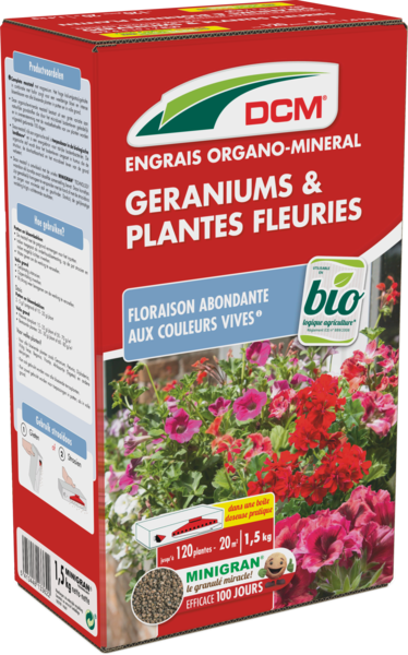 Engrais Géraniums & Plantes fleuries DCM thumbnail